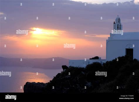 Church and sunset Stock Photo - Alamy