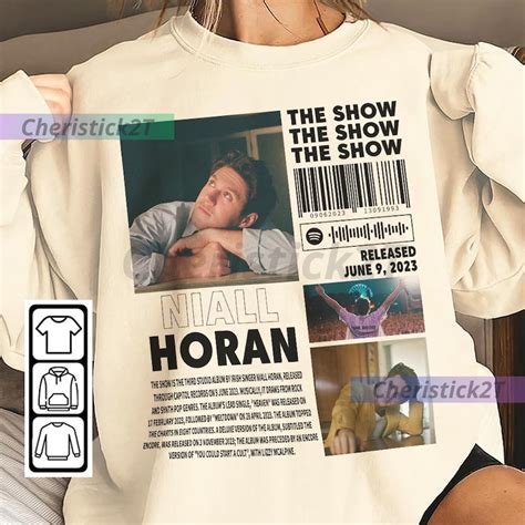 Niall Horan Vintage Merch Shirt, the Show Album 90s Tee, the Show Tour 2024 Bootleg Inspired ...