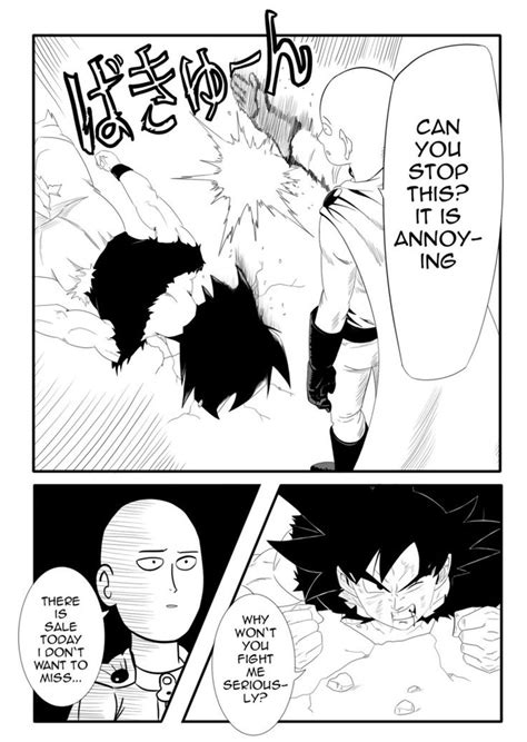 Saitama vs Goku manga page | Goku manga, Saitama, Punch manga