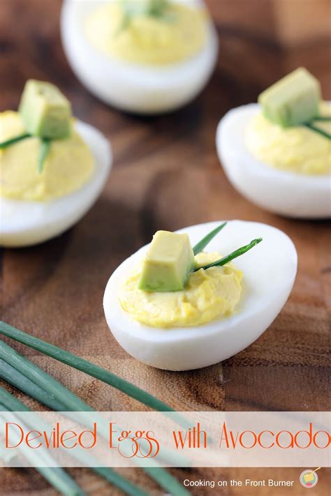 Deviled Eggs with Avocado | Cooking on the Front Burner