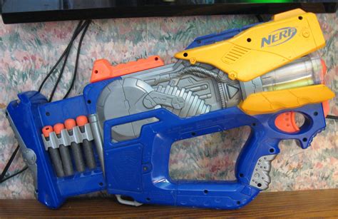 Nerf N-Strike Firefly Dart Gun - With 16 Darts - Blue - 2005