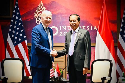 President Joko Widodo Held a Bilateral Meeting with President Joe Biden ...