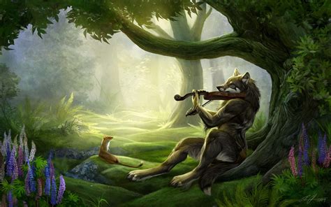 Fantasy Wolf Wallpapers - Wallpaper Cave