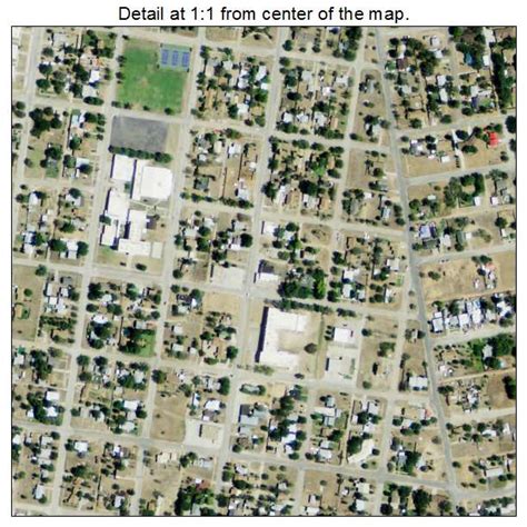 Aerial Photography Map of Colorado City, TX Texas