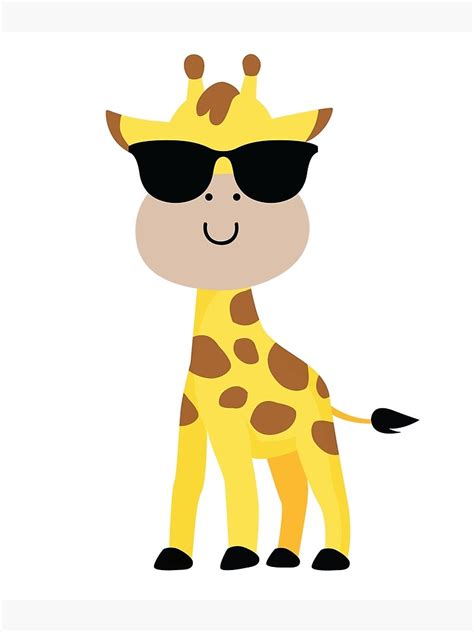 "Giraffe Emoji " Poster by HippoEmo | Redbubble