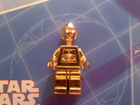 Details about the 5 Solid Gold Lego C-3PO minifigures given away by ...