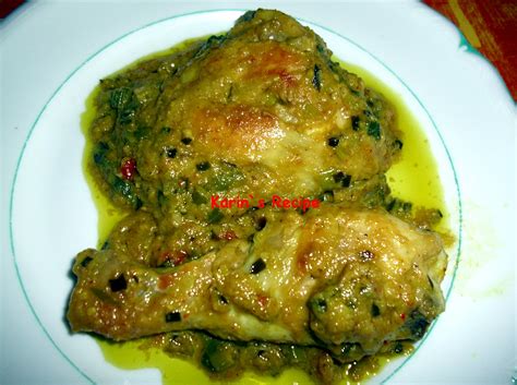 Karin`s Recipe: Ayam Masak Cabai Hijau (Chicken Cook In Green Chili Paste)