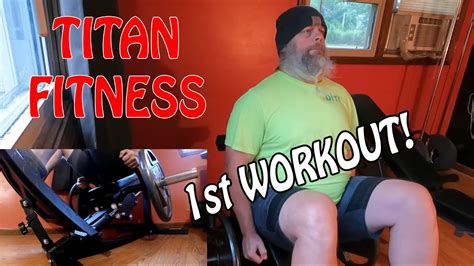 Titan Fitness Compact Leg Sled Workout 6 6 21 - YouTube