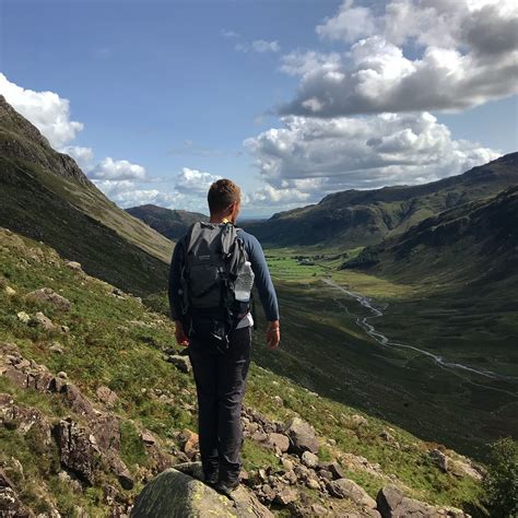 Hiking up to Scafell Pike with gorgeous weather, the camera doesn’t do it justice you have to be ...