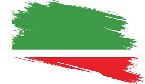 chechen republic flag with grunge texture 6794308 Vector Art at Vecteezy