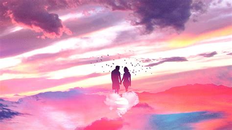 Couples In Heaven Art, HD wallpaper | Peakpx