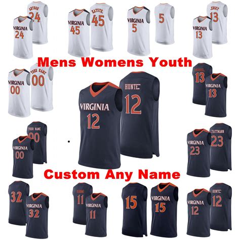 2020 Virginia Cavaliers Jerseys Sam Hauser Jersey Jay Huff Austin ...