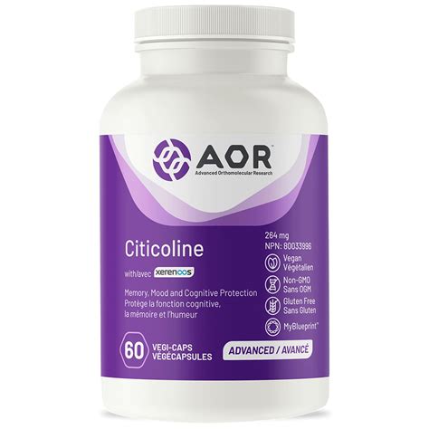 Citicoline, 60 Vegetable Capsules