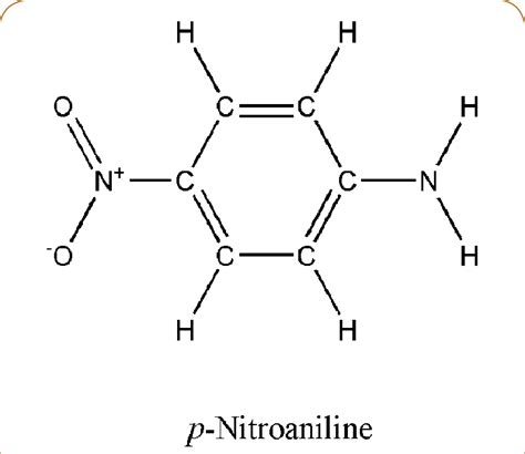 Chemical structure of p-nitroaniline. | Download Scientific Diagram