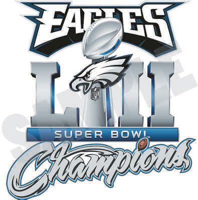 Philadelphia Eagles 2018 Super Bowl Champions 52 Decal / Sticker | eBay