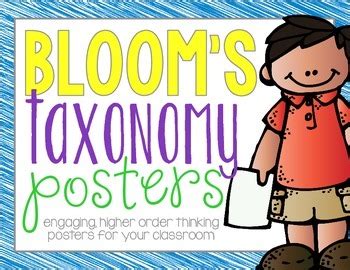 Bloom's Taxonomy Posters (Student Friendly!) by Teach Create Motivate