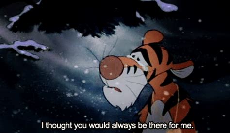 Tigger Is Miserably Sad Thinking His Friend Would Always Be There For Him In Winnie The Pooh