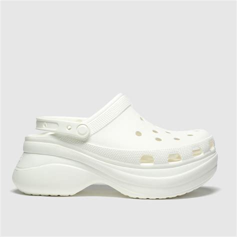 Crocs White Bae Platform Classic Sandals - ShoeFreak