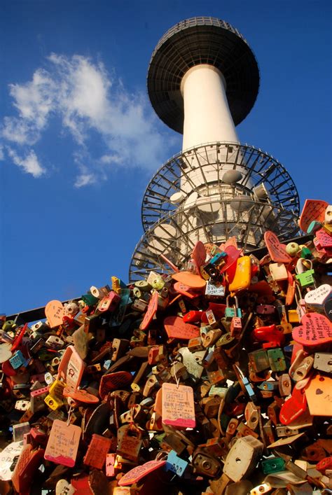 Locks of Love under N Seoul Tower, Seoul, South Korea | Flickr