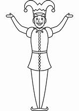 Jester coloring page  Free Printable Coloring Pages sketch template