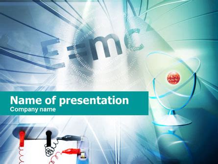 Physics Lessons Presentation Template for PowerPoint, Google Slides ...