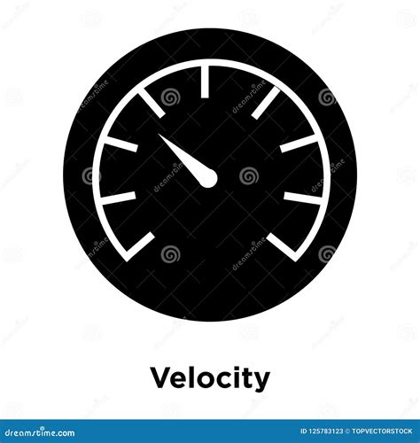 Velocity Icon Vector Isolated on White Background, Logo Concept Stock Vector - Illustration of ...