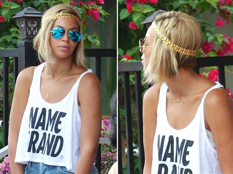 Beyonce's pixie is dust as she reveals new bob hairdo Beyonce Blonde, Beyonce Hair, Blonde Pixie ...