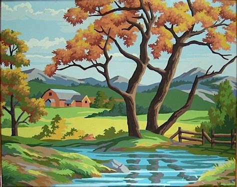 New England Autumn (25XX2) | Paint By Number Museum