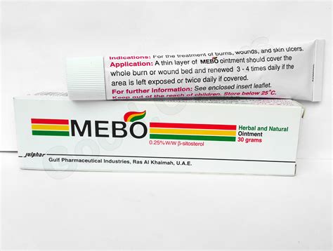 2x MEBO Cream Herbal, Natural 30gm ointment Burns, Wounds, Skin Ulcers Treatment - Ointments ...