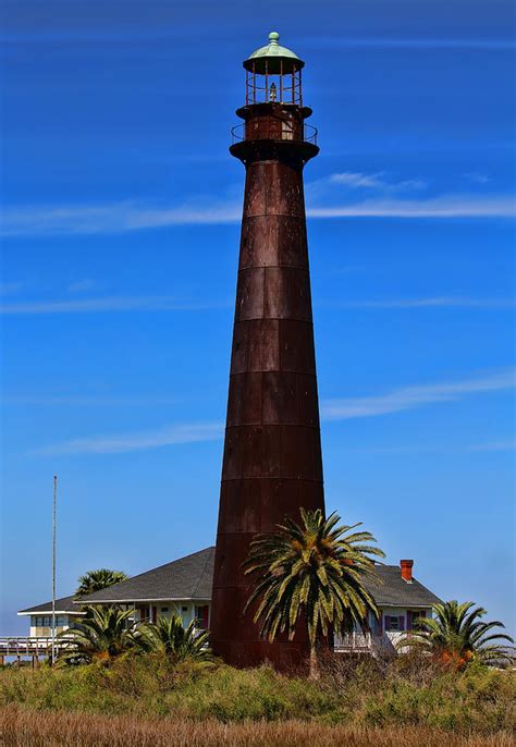 Port Bolivar Lighthouse 2 Photograph by Judy Vincent - Fine Art America