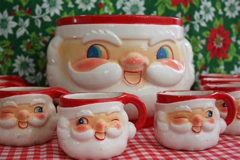 Vintage Santa Punch Bowl Set | Vintage Santa Punch Bowl Set … | Flickr