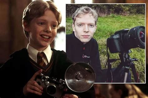 Life imitates art! Star who played Harry Potter photographer Colin Creevey has become a snapper ...