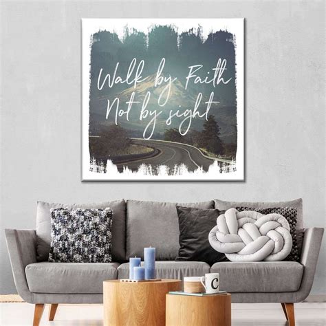 Walk By Faith Multi Panel Canvas Wall Art | ElephantStock