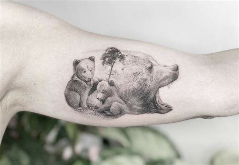 101 Best Bear And Cubs Tattoo Ideas That Will Blow Your Mind! - Outsons