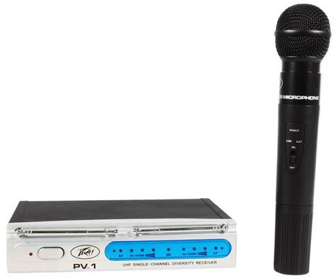 Peavey PV-1 U1 HH UHF Series Wireless Handheld Microphone - Walmart.com