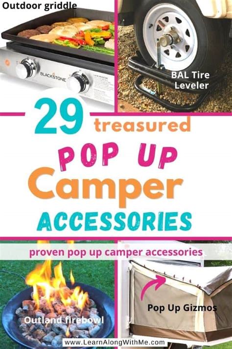 41 proven Pop Up Camper Accessories treasured by campers - Learn Along with Me