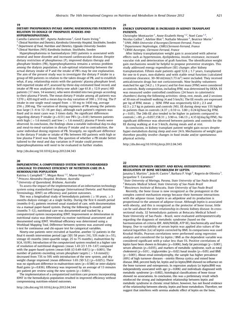 (PDF) DIETARY PHOSPHOROUS INTAKE AMONG HAEMODIALYSIS PATIENTS IN RELATION TO DOSAGE OF PHOSPHATE ...