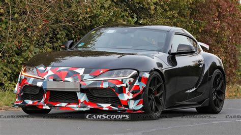 2025 Toyota Supra GRMN Spied With Canards And Rear Wing, Could Pack BMW M4 Power - ChroniclesLive