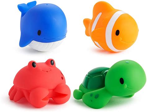 Munchkin Ocean Squirts Bath Toys, 4 Pack- Buy Online in United Arab ...