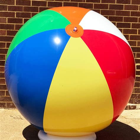 Giant Beach Ball - Multi Color | Water toys, Rainbow decorations, Beach ball