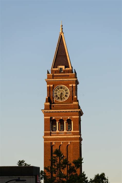 Clock Tower at King Street Station in Seattle Stock Photo - Image of july, america: 225450512