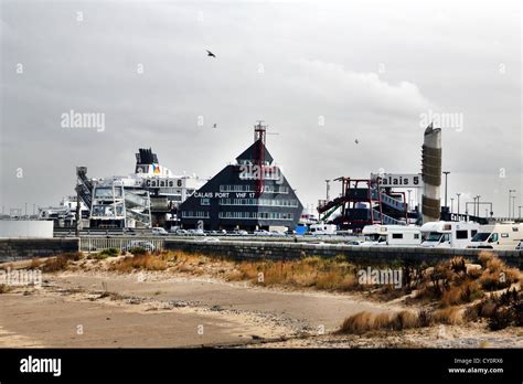 Calais France Buildings At Calais Port Stock Photo - Alamy