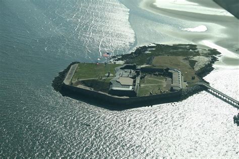 First Shot of Civil War fired at Fort Sumter in Charleston SC