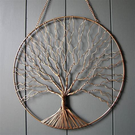 copper tree wall art by london garden trading | notonthehighstreet.com