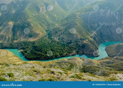 Dagestan Canyon in Mountains Stock Photo - Image of panorama, park ...