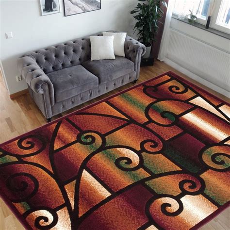 Handcraft Rugs-Modern Contemporary Living Room Rugs-Abstract Carpet ...