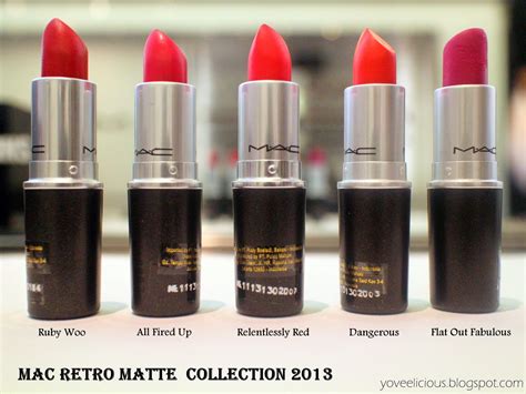 yoveelicious: MAC Retro Matte Lipstick Collection 2013 Review and Swatches