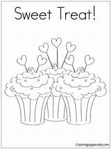 Sweet Treats Coloring Pages sketch template