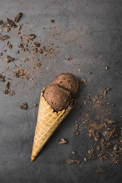 Dark Chocolate Ice Cream Recipe - Serving Ice Cream