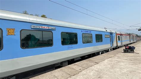 Tanakpur Railway Station || Tanakpur to Delhi Train Tour || Purnagiri Janshatabdi Express - YouTube